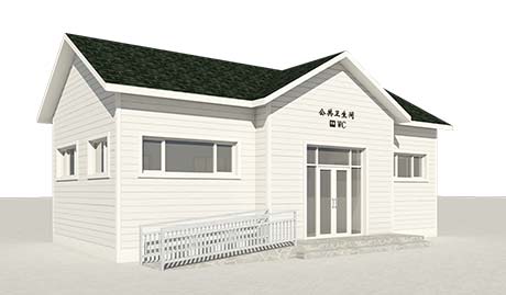 公共衛生間—景區、營地用公共衛生間75平