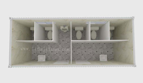 20尺標(biāo)準(zhǔn)可拆集裝箱房