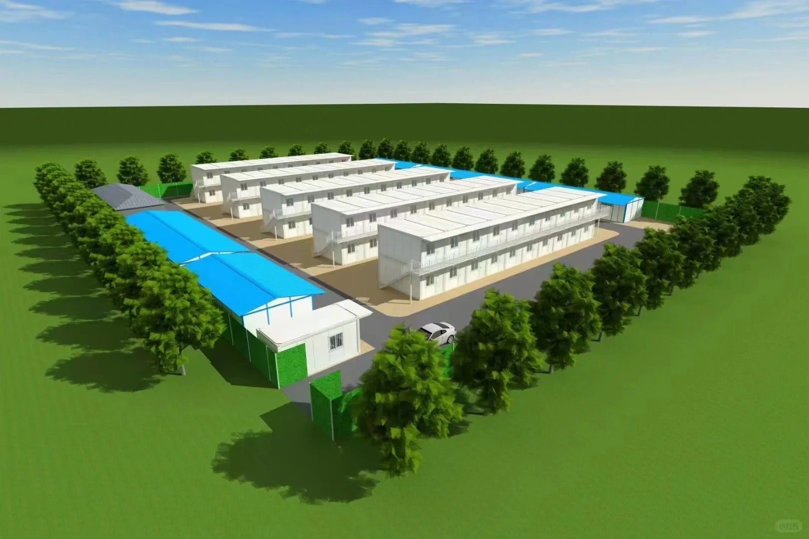 集成建筑綜合營地